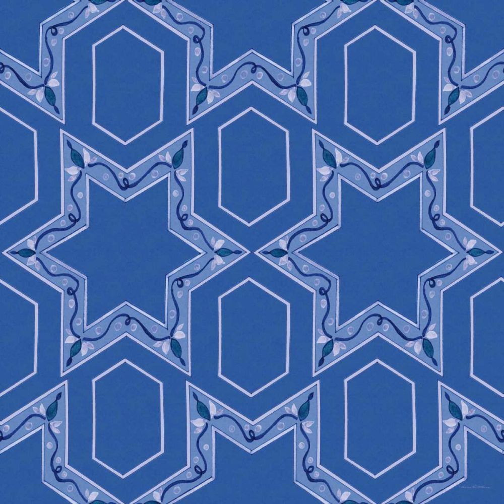 Celebrating Hanukkah Pattern VIII art print by Kathleen Parr McKenna for $57.95 CAD