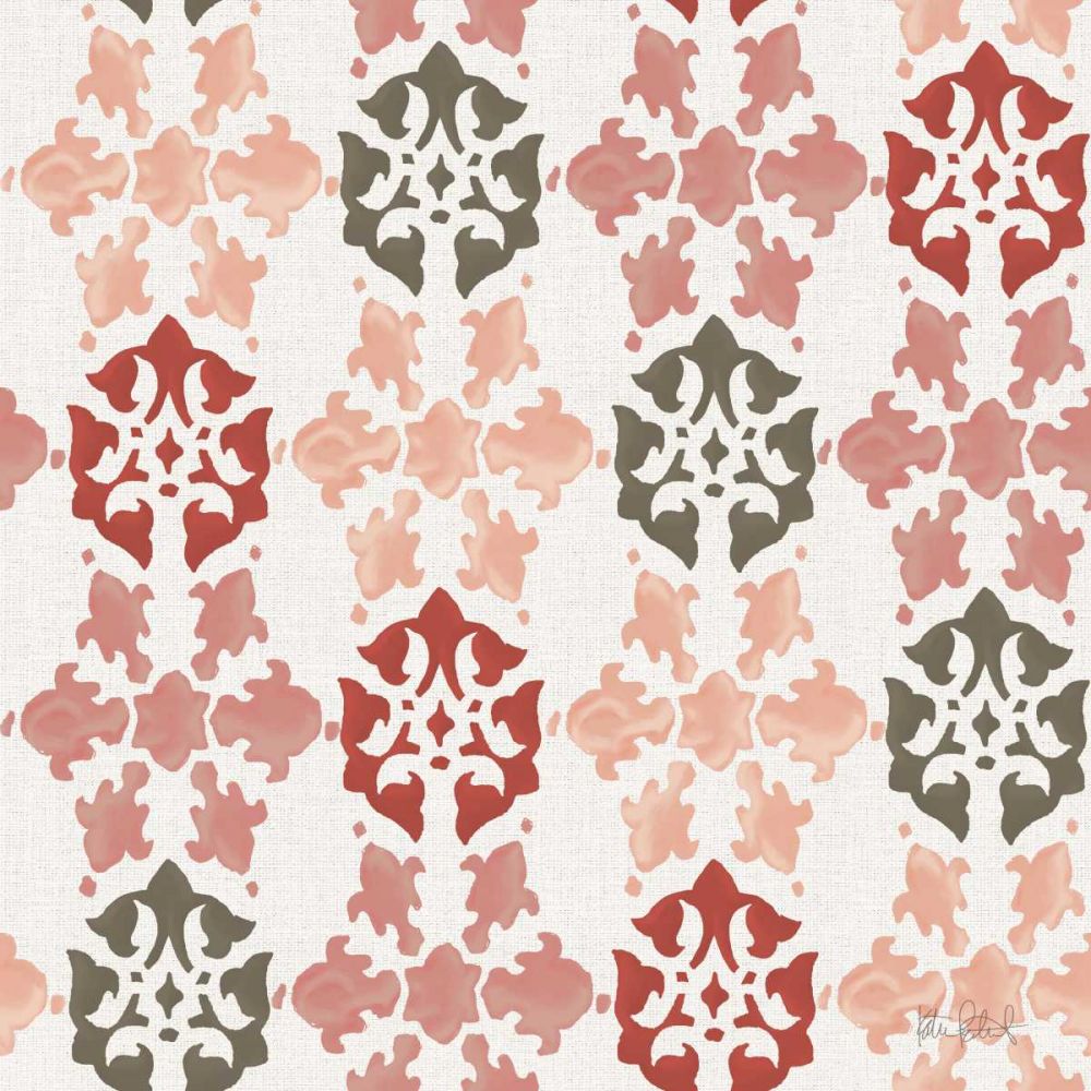 Vintage Petals Pattern VA art print by Katie Pertiet for $57.95 CAD