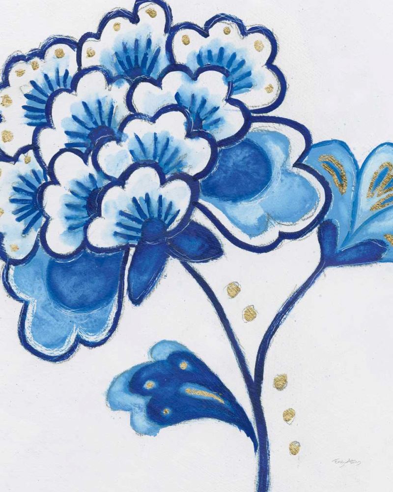 Flora Chinoiserie IV art print by Emily Adams for $57.95 CAD