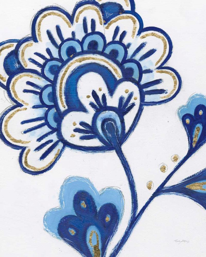 Flora Chinoiserie VI art print by Emily Adams for $57.95 CAD