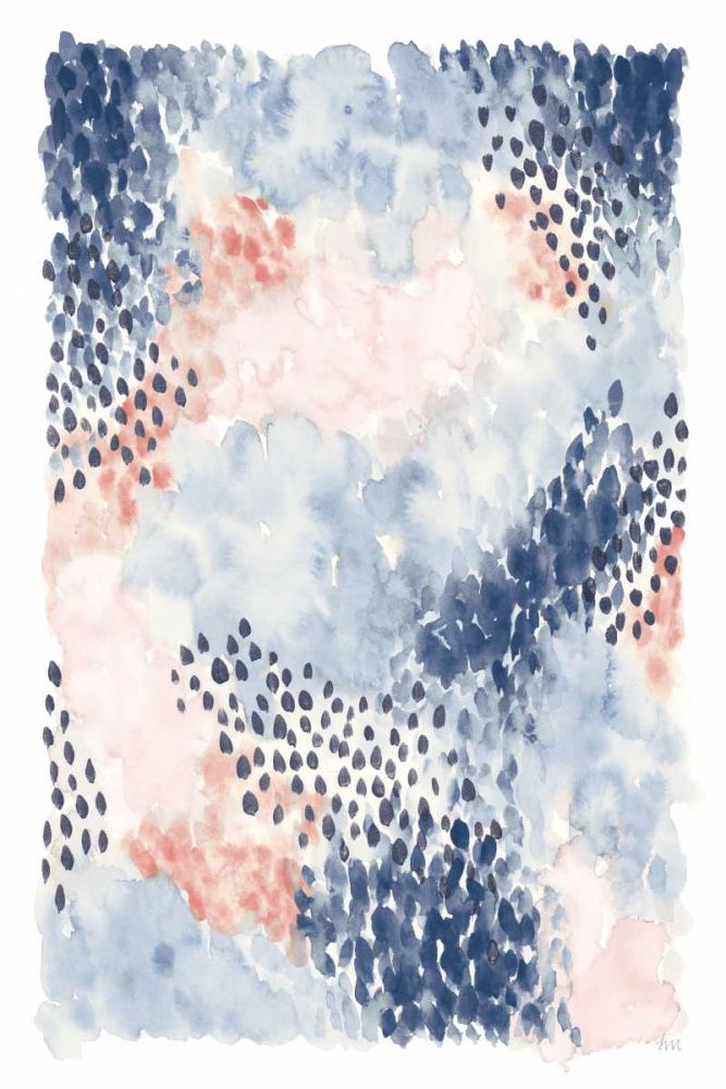 Spring Blooms I Blue art print by Laura Marshall for $57.95 CAD