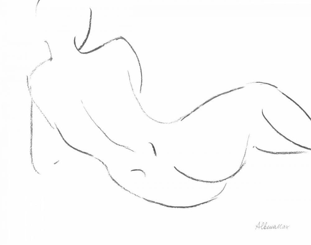 Nude Sketch III art print by Albena Hristova for $57.95 CAD