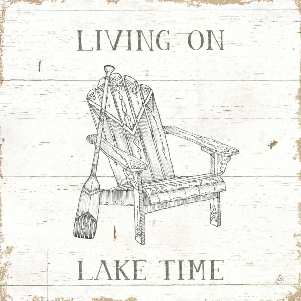 Lake Sketches IV art print by Daphne Brissonnet for $57.95 CAD