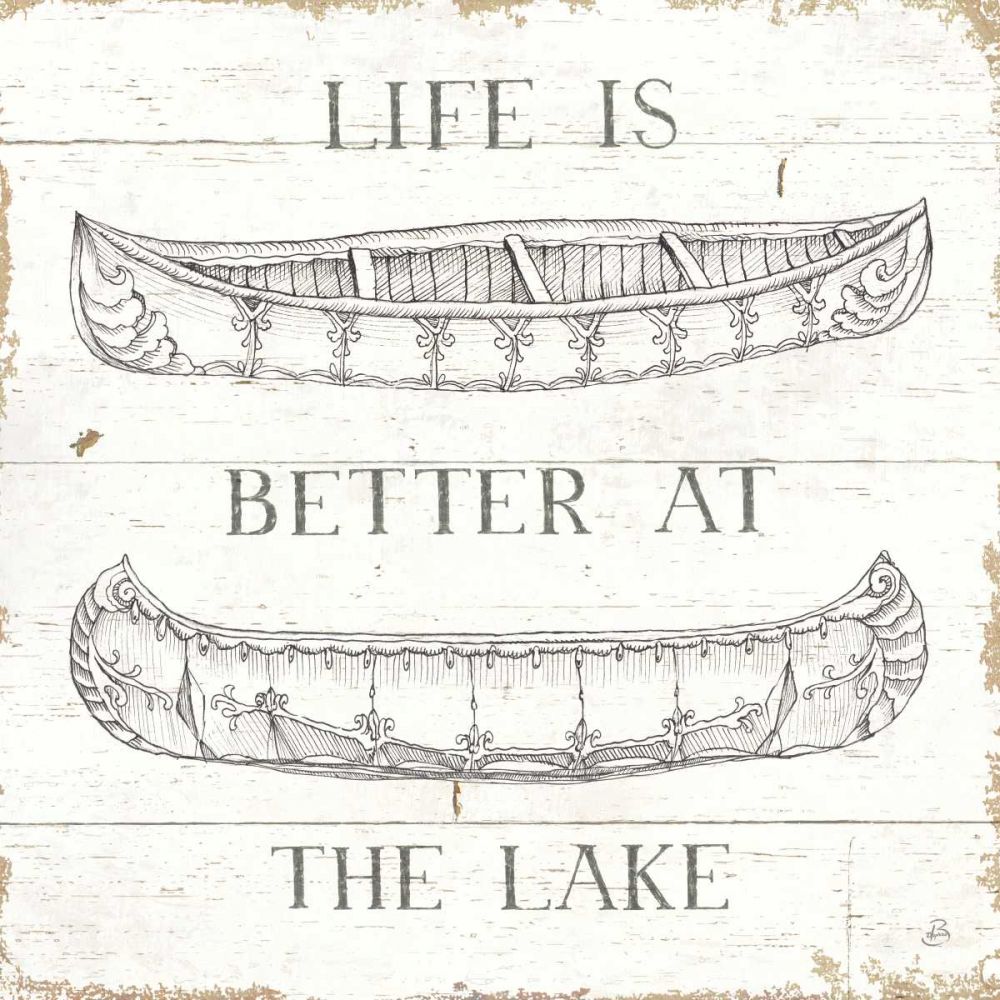 Lake Sketches V art print by Daphne Brissonnet for $57.95 CAD