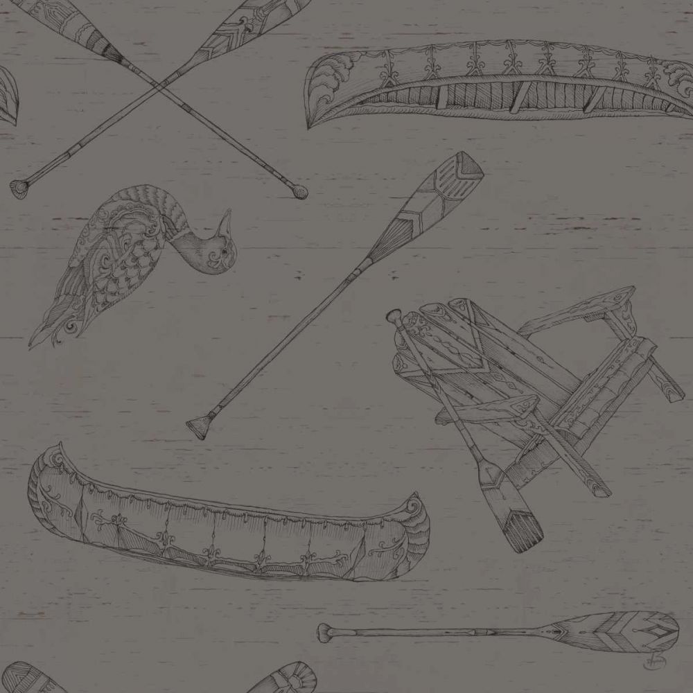 Lake Sketches Pattern IB art print by Daphne Brissonnet for $57.95 CAD