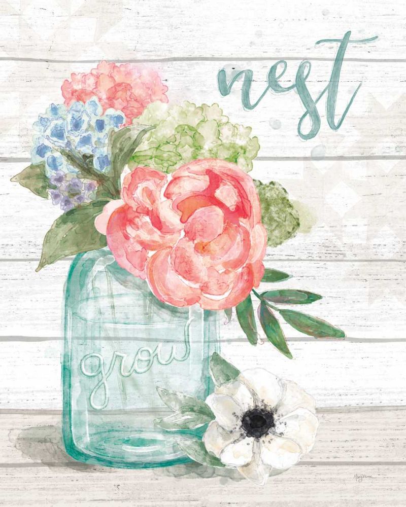 Pastel Flower Market II art print by Mary Urban for $57.95 CAD