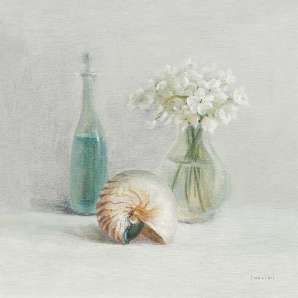 Light White Flower Spa art print by Danhui Nai for $57.95 CAD