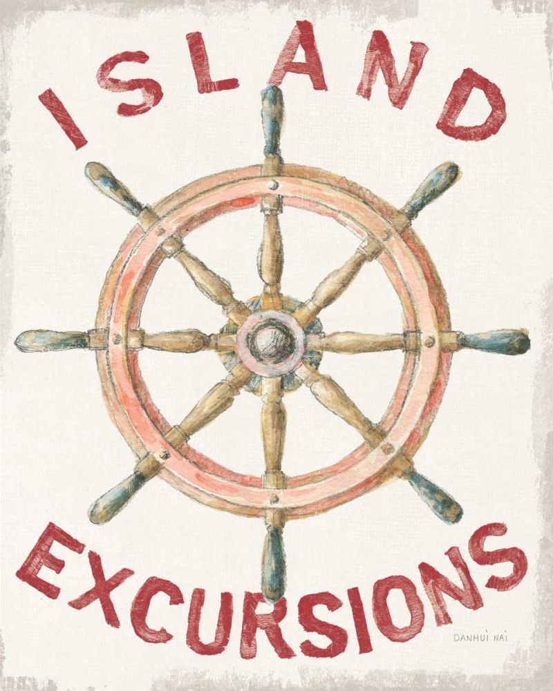 Floursack Nautical IV Red art print by Danhui Nai for $57.95 CAD