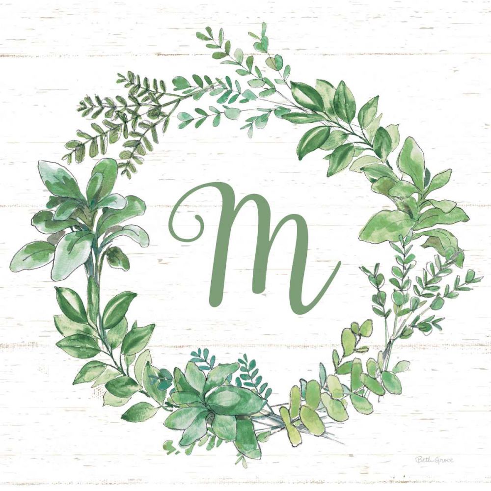 Farmhouse Cotton X v2 Dark Green art print by Beth Grove for $57.95 CAD