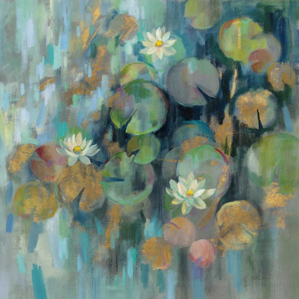 Magic Lily Pond art print by Silvia Vassileva for $57.95 CAD