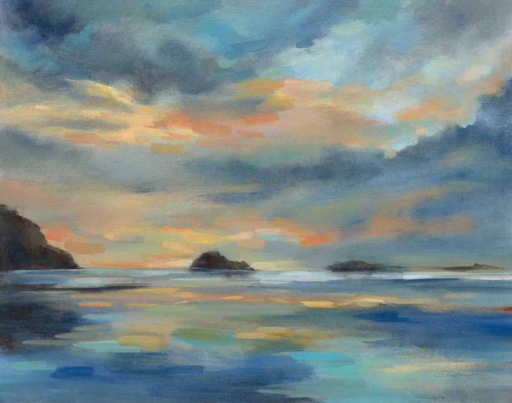 Pacific Sunset art print by Silvia Vassileva for $57.95 CAD