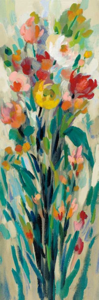 Tall Bright Flowers Cream I art print by Silvia Vassileva for $57.95 CAD