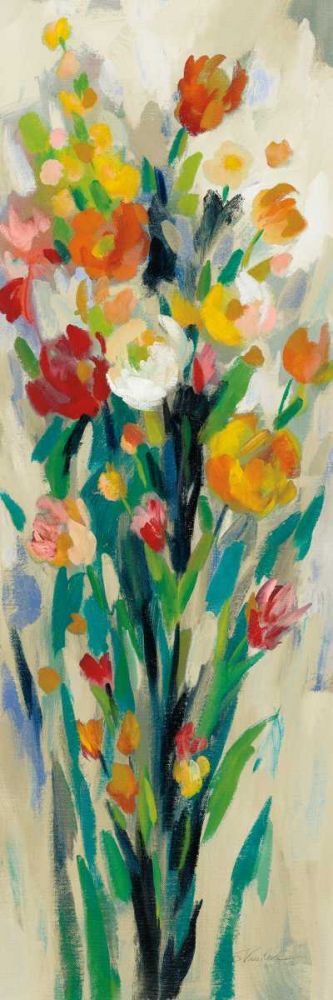 Tall Bright Flowers Cream II art print by Silvia Vassileva for $57.95 CAD