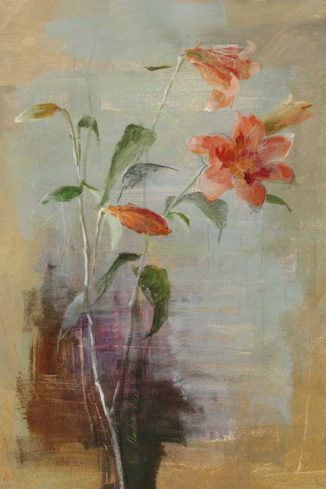 Contemporary Lilies I Crop art print by Danhui Nai for $57.95 CAD