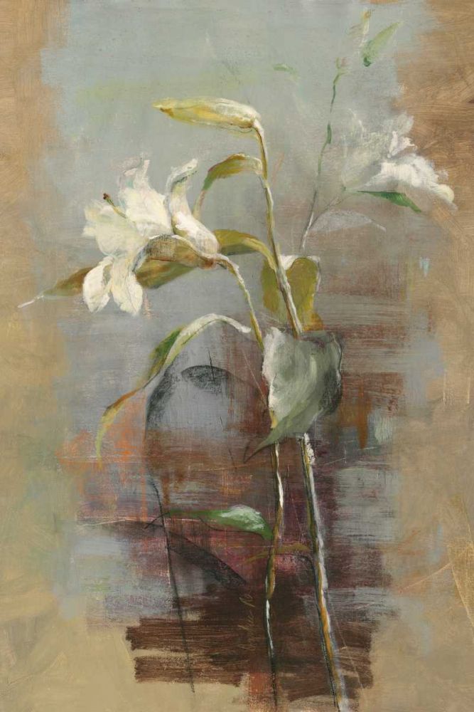 Contemporary LIlies II art print by Danhui Nai for $57.95 CAD