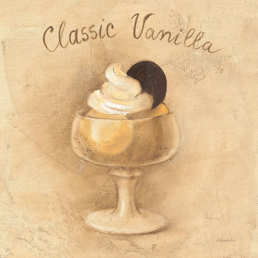 Classic Vanilla Sundae art print by Albena Hristova for $57.95 CAD