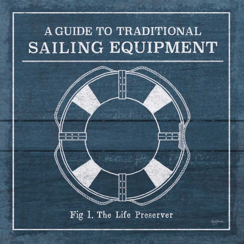 Vintage Sailing Knots X art print by Mary Urban for $57.95 CAD