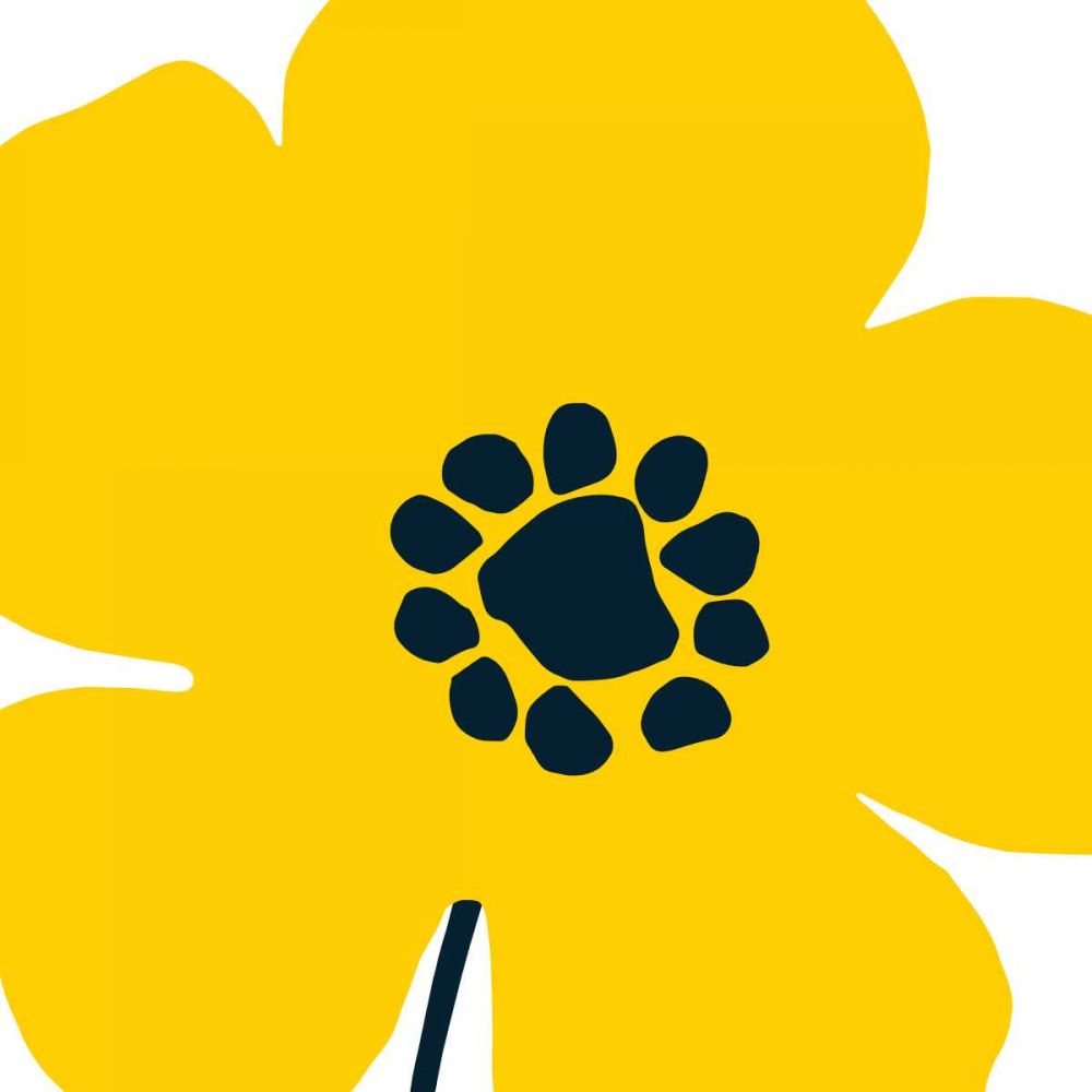 Pop Art Floral I Yellow art print by Wild Apple Portfolio for $57.95 CAD
