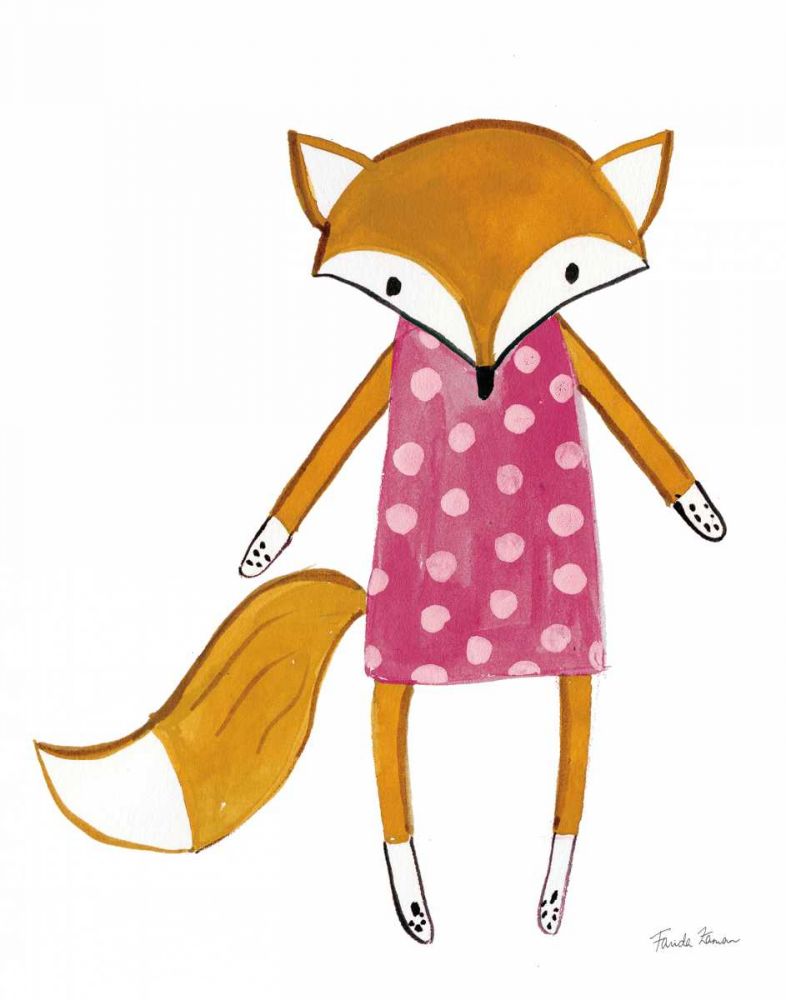 Neighborhood Pals VI Pink art print by Farida Zaman for $57.95 CAD