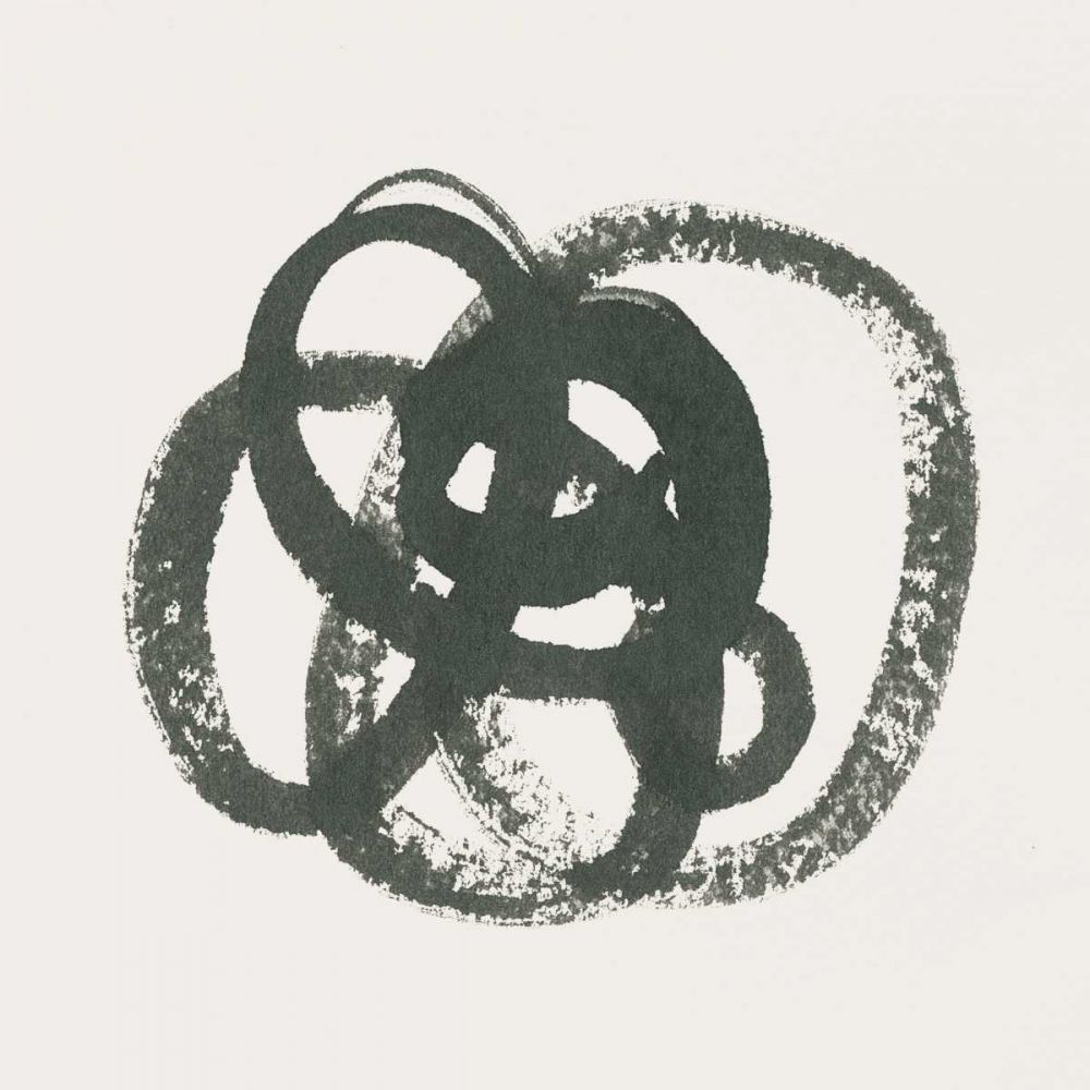 Scribbly Black I art print by Moira Hershey for $57.95 CAD