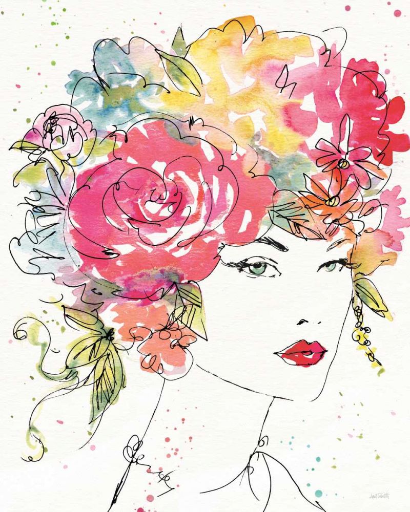 Floral Figures I art print by Anne Tavoletti for $57.95 CAD
