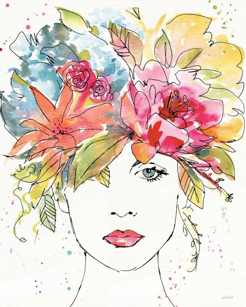 Floral Figures III art print by Anne Tavoletti for $57.95 CAD