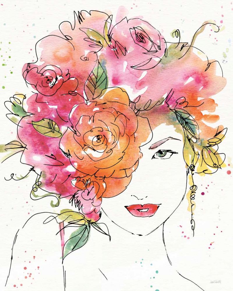 Floral Figures IV art print by Anne Tavoletti for $57.95 CAD
