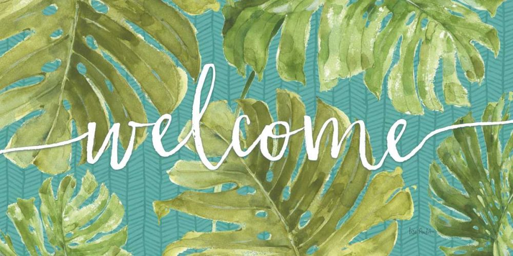 Mixed Greens Welcome art print by Lisa Audit for $57.95 CAD