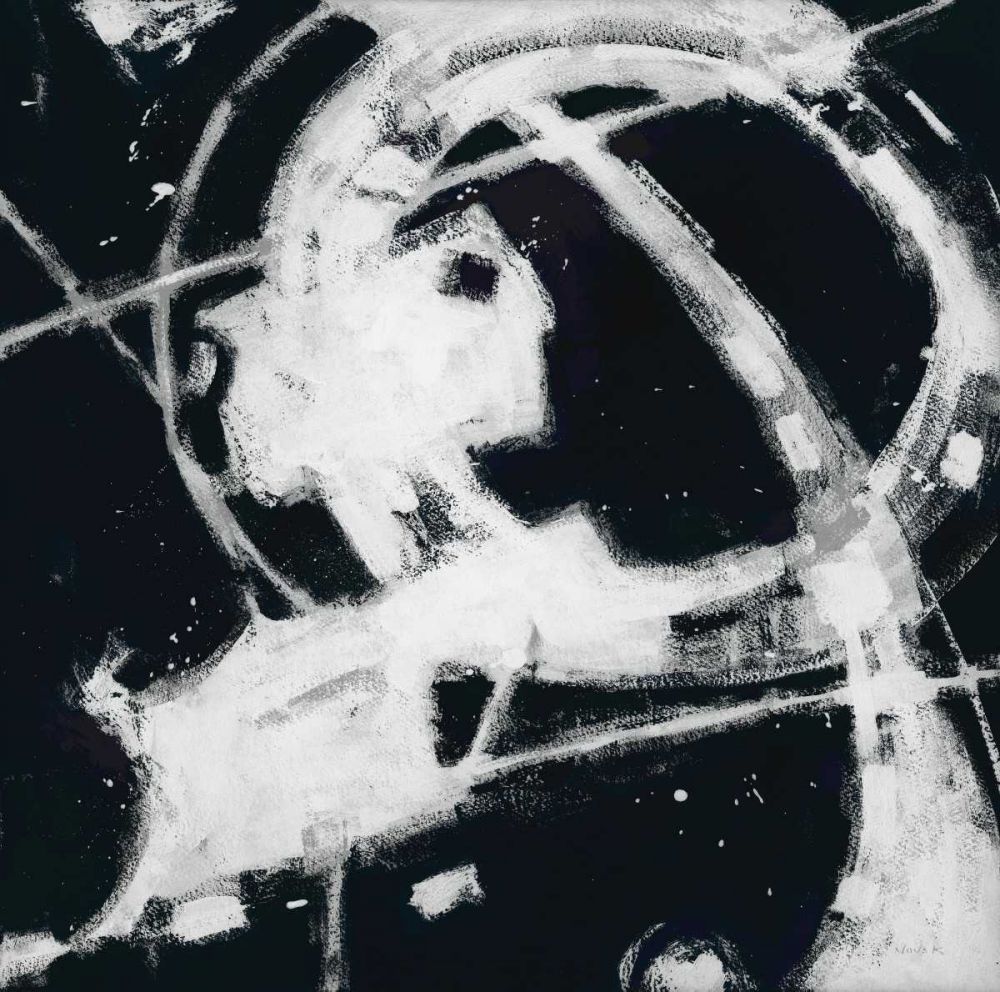 Expression Abstract III BW art print by Shirley Novak for $57.95 CAD