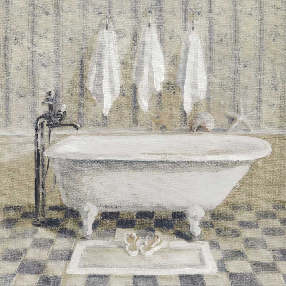 Victorian Bath IV White Tub art print by Danhui Nai for $57.95 CAD