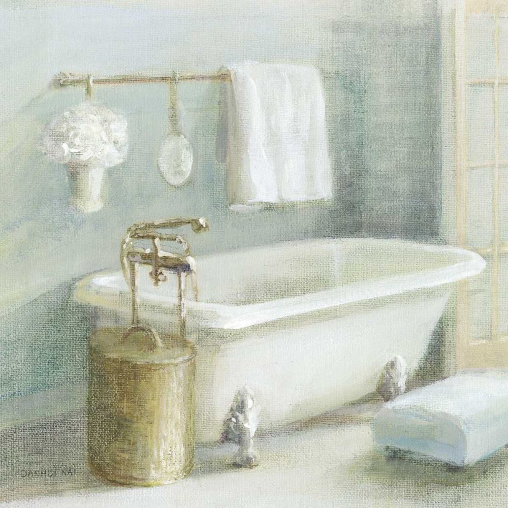 Refreshing Bath II Brass art print by Danhui Nai for $57.95 CAD