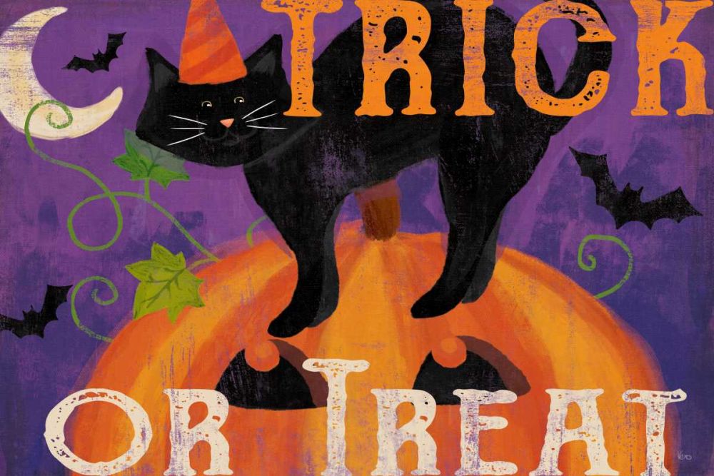 Festive Felines IV art print by Veronique Charron for $57.95 CAD