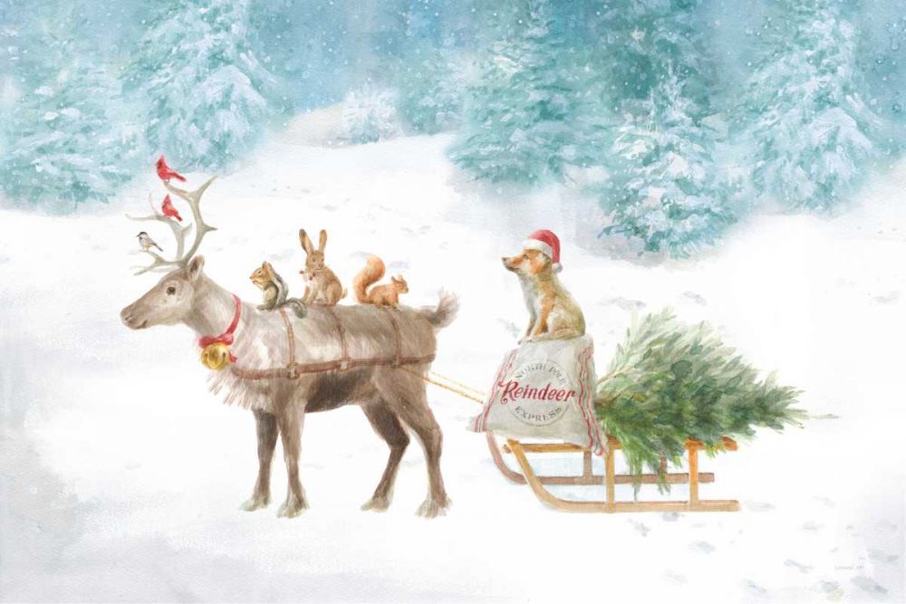 Woodland Celebration I art print by Danhui Nai for $57.95 CAD