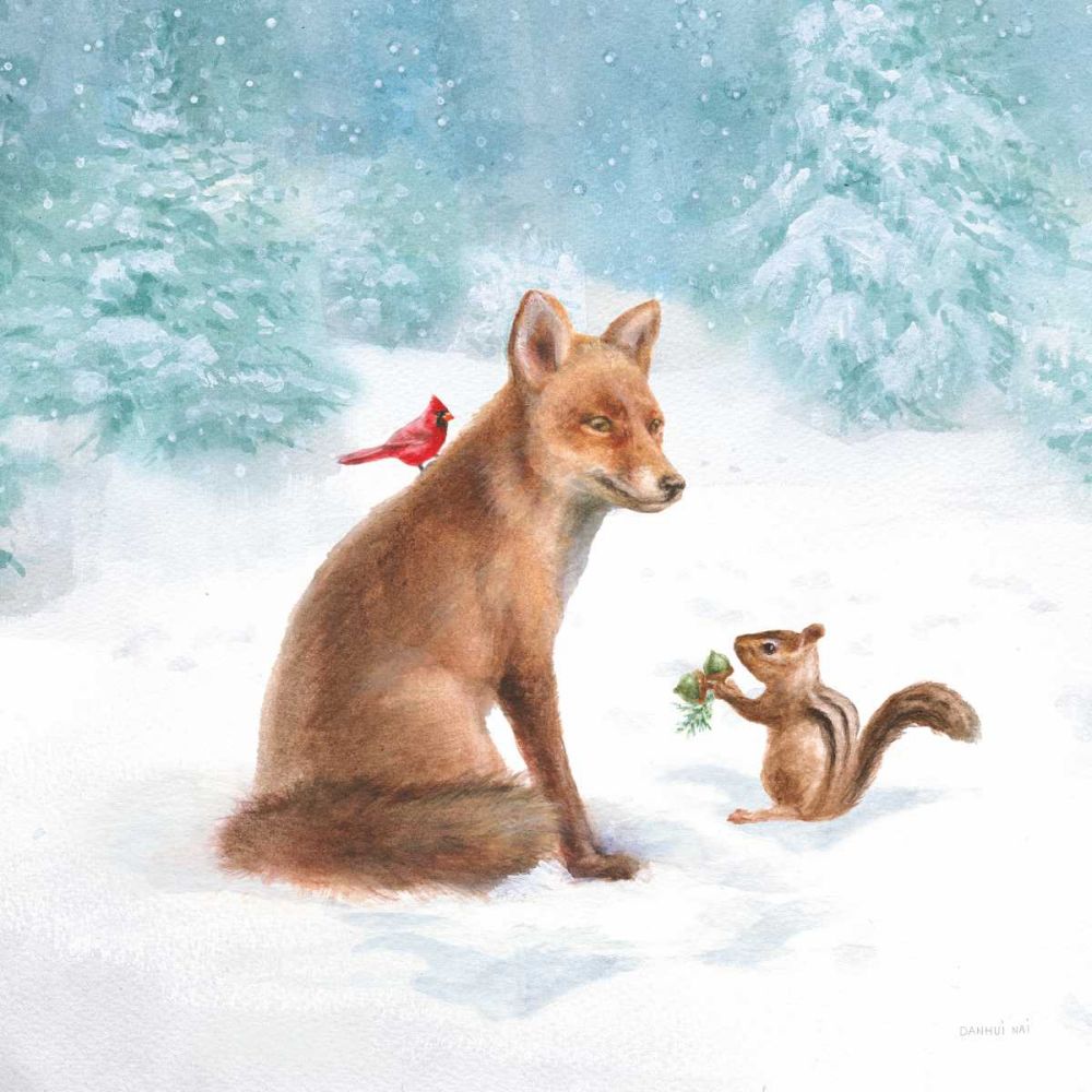 Woodland Celebration V art print by Danhui Nai for $57.95 CAD