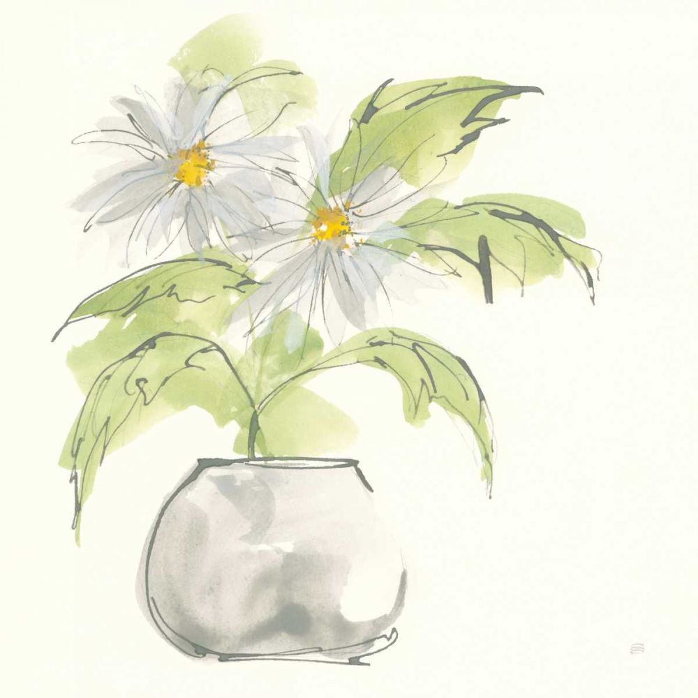 Plant Daisy I art print by Chris Paschke for $57.95 CAD