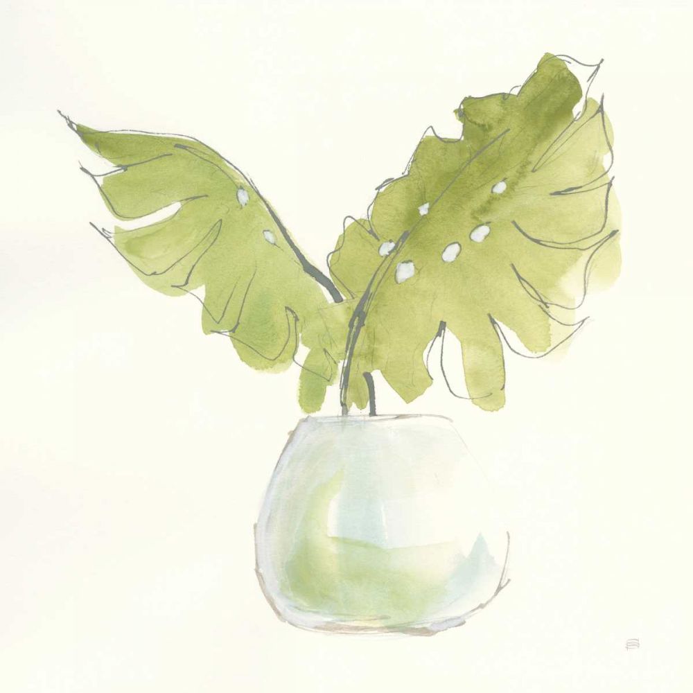 Plant Big Leaf II art print by Chris Paschke for $57.95 CAD