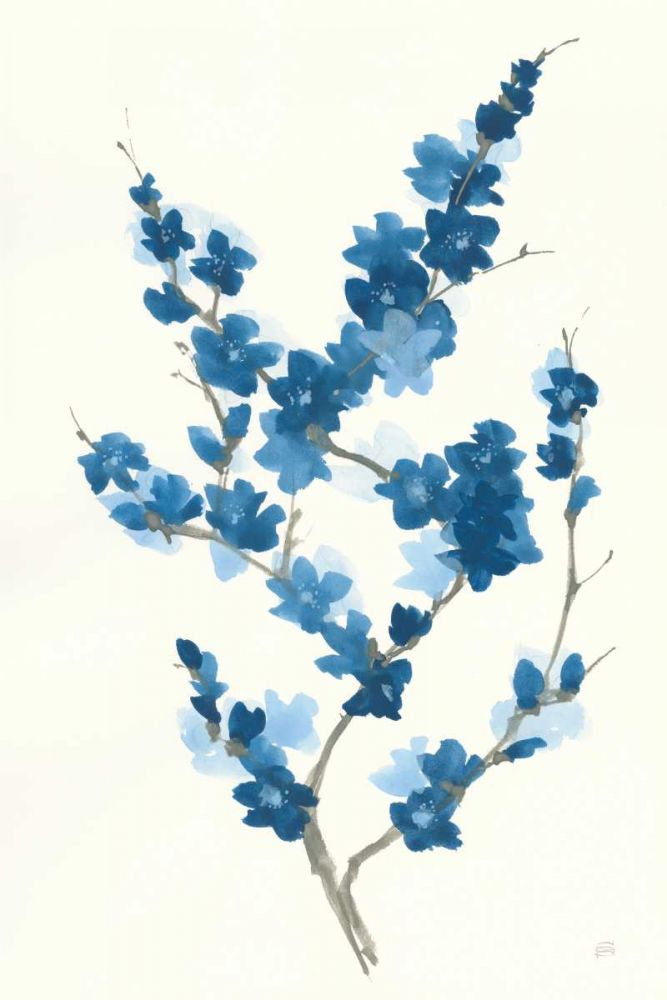 Blue Branch II art print by Chris Paschke for $57.95 CAD