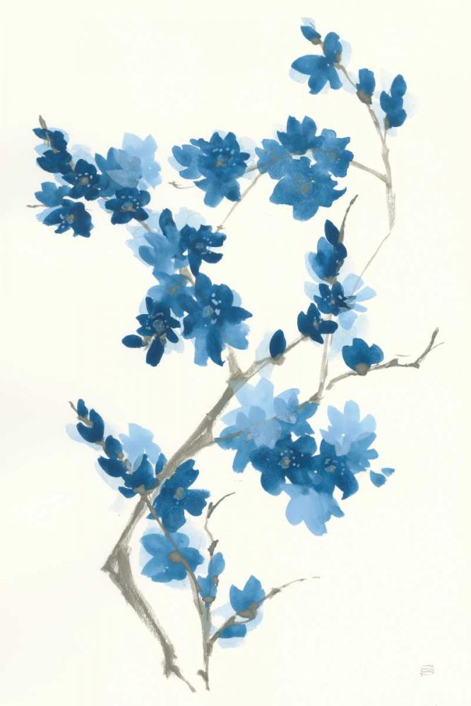 Blue Branch III art print by Chris Paschke for $57.95 CAD