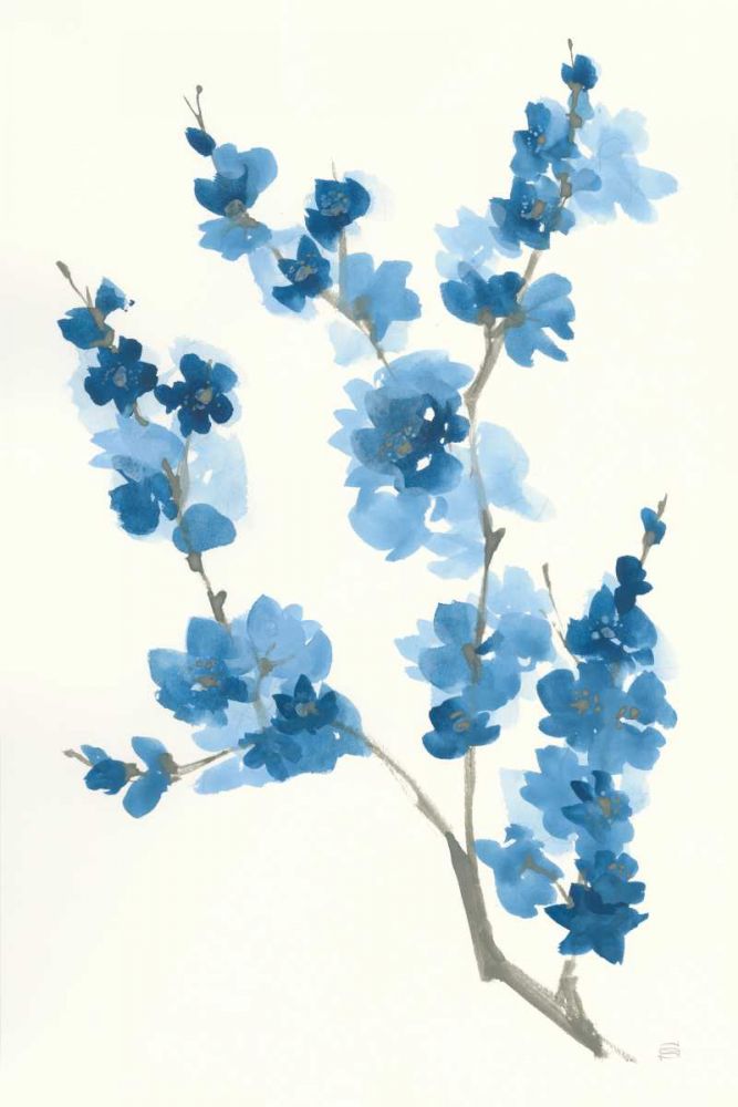 Blue Branch IV art print by Chris Paschke for $57.95 CAD