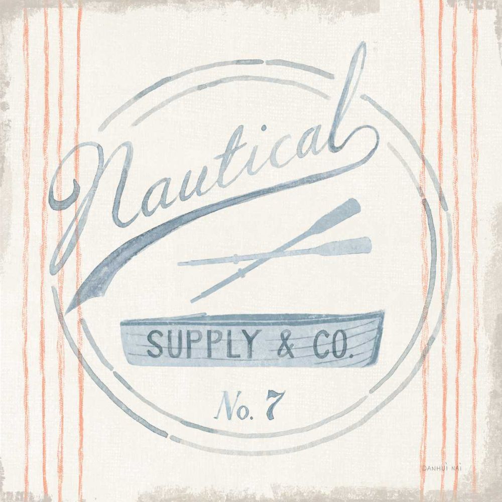 Floursack Nautical IX art print by Danhui Nai for $57.95 CAD