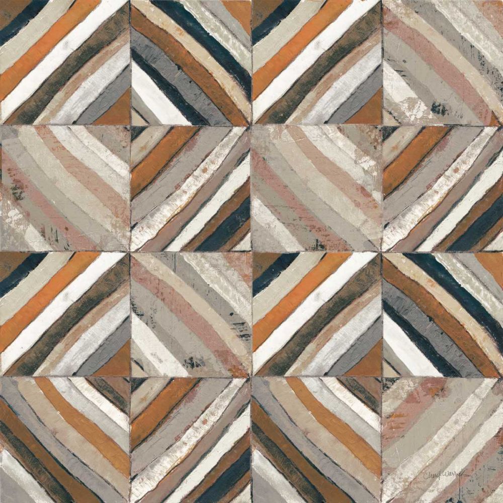 The Center II Abstract Warm art print by Cheryl Warrick for $57.95 CAD