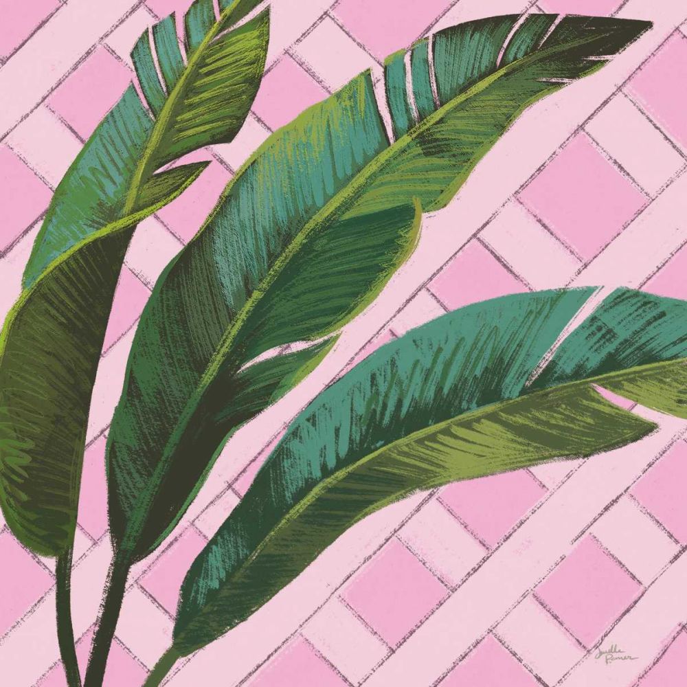 Welcome to Paradise XI on Pink art print by Janelle Penner for $57.95 CAD