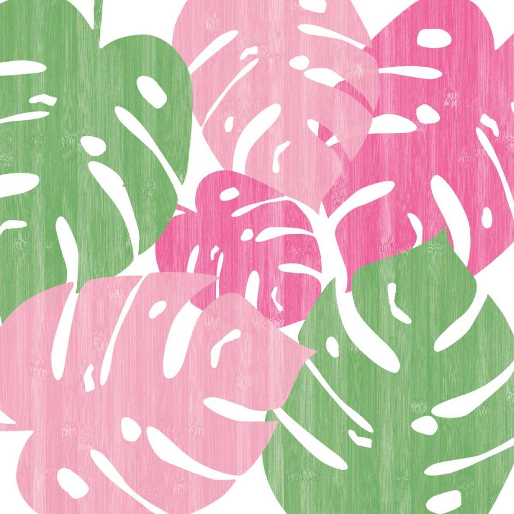 Monstera II Hot Pink art print by Sarah Adams for $57.95 CAD