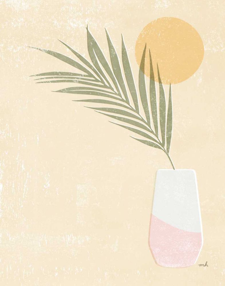 Sun Palm II Blush art print by Moira Hershey for $57.95 CAD