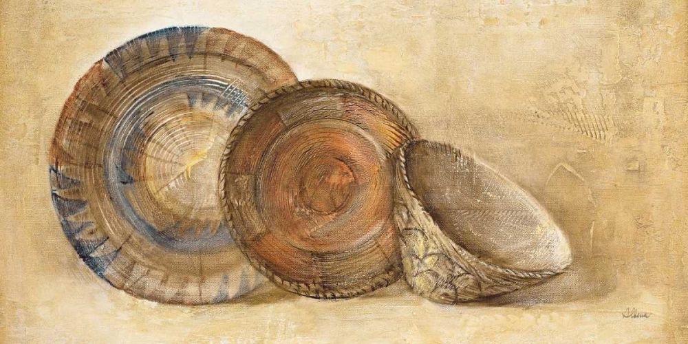 Woven Vessels I Navy Crop art print by Albena Hristova for $57.95 CAD