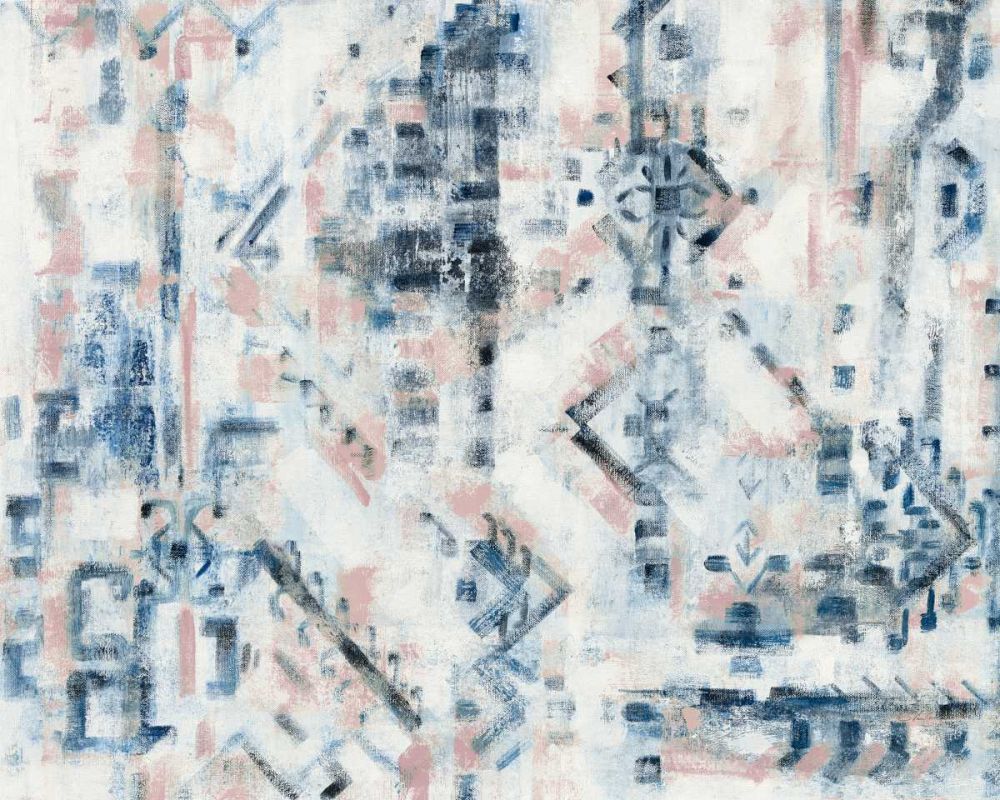 Scattered Indigo Rose Crop art print by Silvia Vassileva for $57.95 CAD