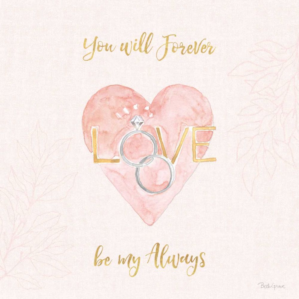 All You Need is Love XI Pink art print by Beth Grove for $57.95 CAD