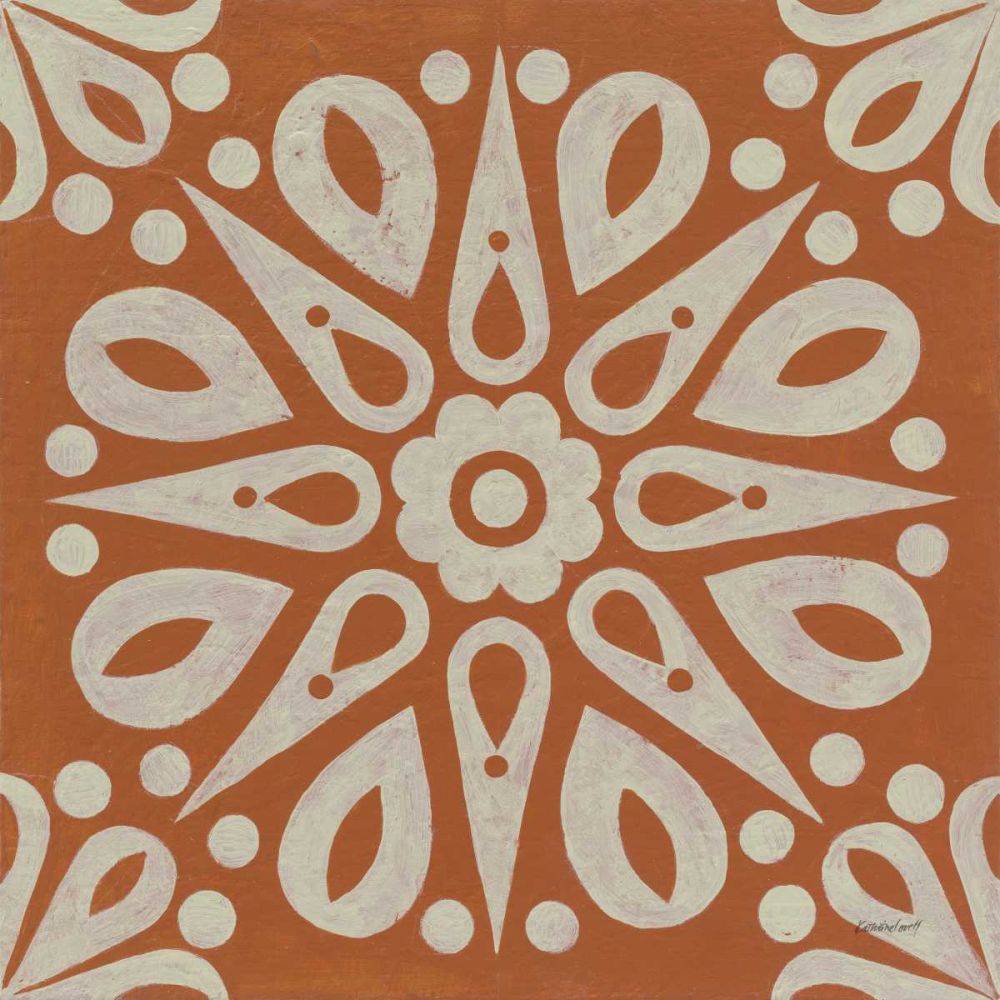 Terra Cotta Tile I art print by Kathrine Lovell for $57.95 CAD