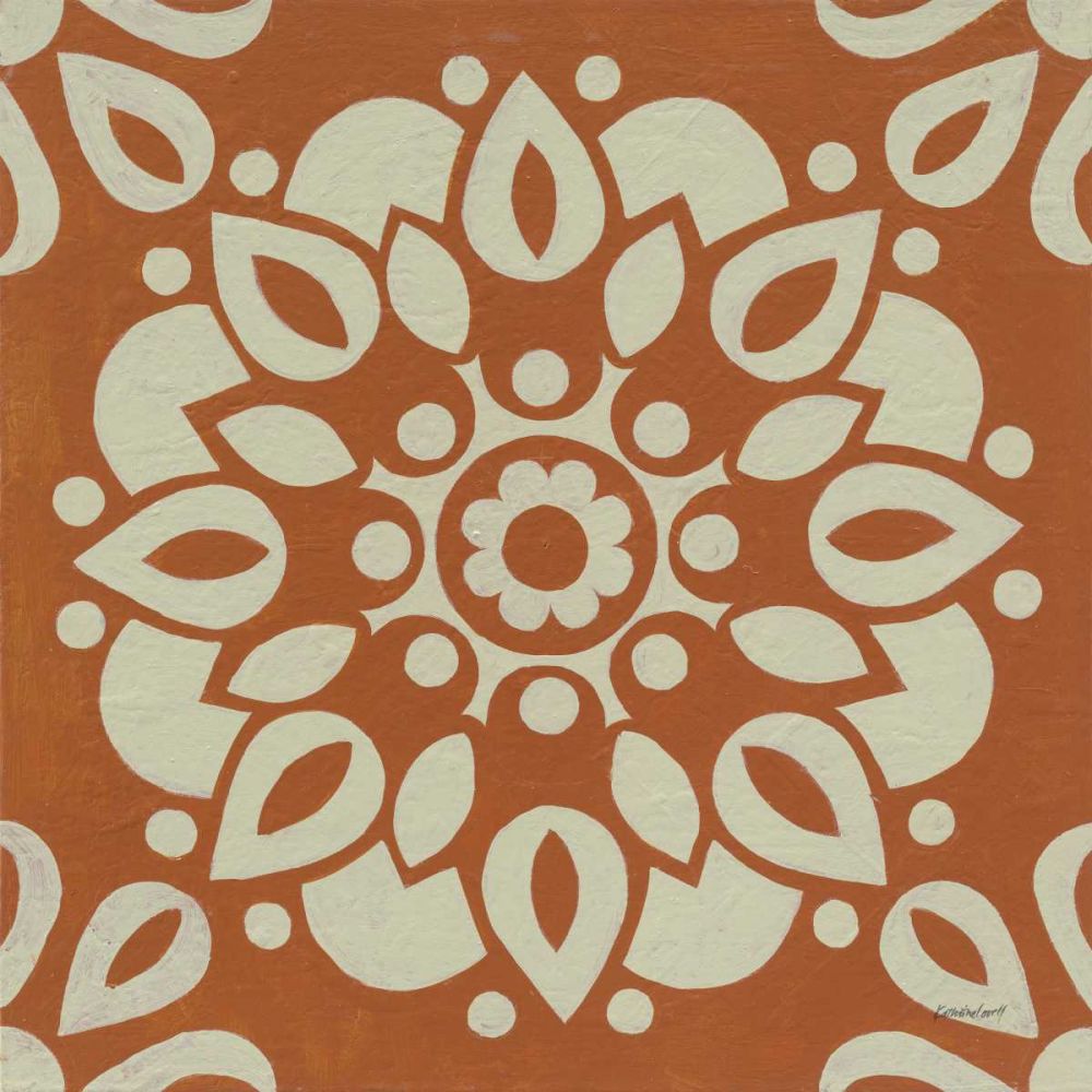 Terra Cotta Tile II art print by Kathrine Lovell for $57.95 CAD