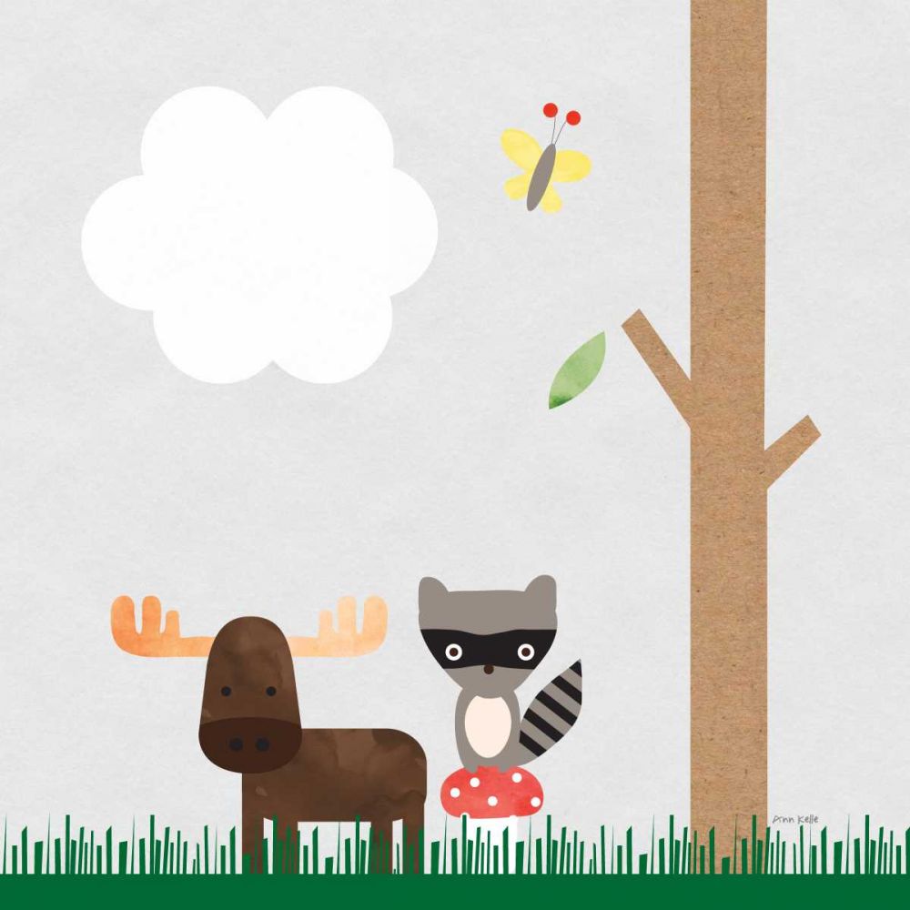 Woodland Animals I art print by Ann Kelle for $57.95 CAD